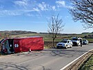 Tragick� nehoda u obce �elezn� na Berounsku. (31.3.2021)
