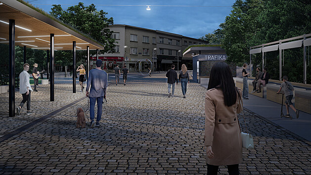 Tržiště pod Kaštany v centru Zlína po rekonstrukci výrazně prokoukne.