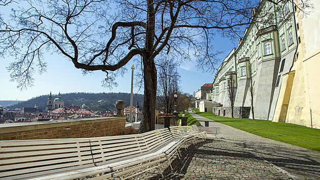 Jižní zahrady Pražského hradu budou 2. dubna otevřeny pro veřejnost. (31. března 2021)