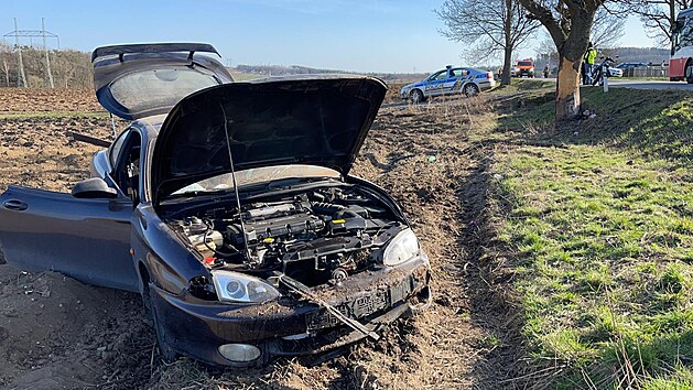 Tragick� nehoda u obce �elezn� na Berounsku. (31.3.2021)