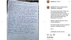 Run psané vyjádení ruského opoziního pedáka Alexeje Navalného, e...