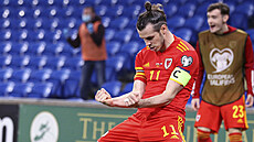 Radost velšského kapitána Garetha Balea, jenž přesným centrem zařídil vítězný...