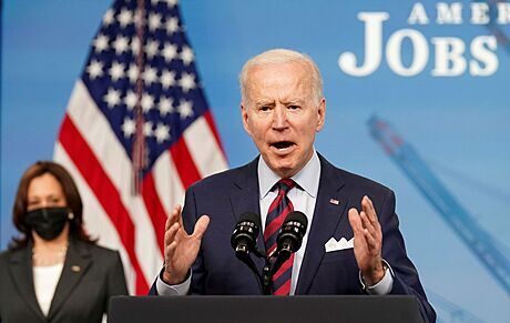 Americký prezident Joe Biden (7. dubna 2021)