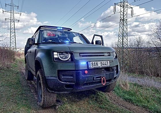 Land Rover Defender v úpravě pro Policii ČR