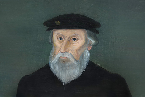 Vilém z Pern�tejna, jak jej zachytil akademický malí� Petr Nikl.