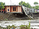 Záplavy poniily adu budov ve Východním Timoru nedaleko hlavního msta Dili....