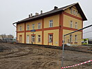 Tohle bude minulost. Nádraní budova v Litvínov bude po oprav vypadat úpln...