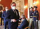 Petr Arenberger po jmenování prezidentem Miloem Zemanem na Praském hrad. (7....