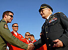 Legendrn britt Red Arrows na Dnu NATO v Ostrav v roce 2006. Prvn...