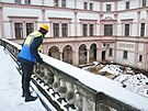 Budova Liebiegova paláce v Liberci prochází náronou opravou