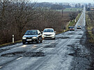 Frekventovan� silnice II/150 mezi Prost�jovem a Ohrozim� pat�� mezi nejv�ce...