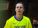 Kateina Elhotová z USK Praha se chystá na zápas.