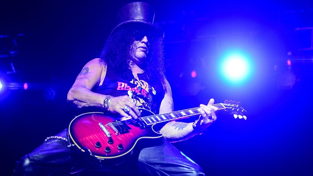 Kytarista Slash z kapely Guns N' Roses