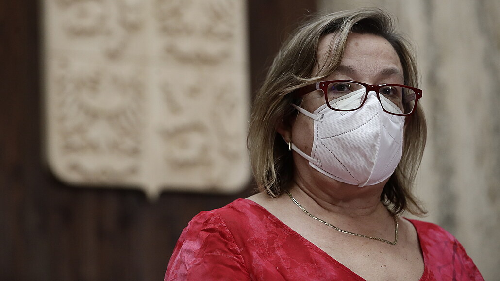 Hlavní hygieni�ka Pavla Svr�inová promluvila na tiskové konferenci k aktuální...