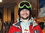 Snowboardista David Horváth na snímku z roku 2005