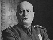 Italský politik a vdce Národní faistické strany Benito Mussolini