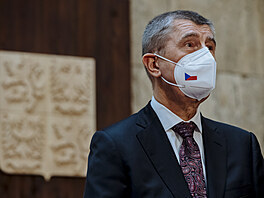 Premiér Andrej Babi na tiskové konferenci ministerstva zdravotnictví. (7....