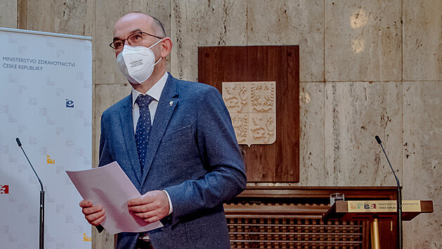 Posledn vystoupen Jana Blatnho jako ministra zdravotnictv (7. dubna 2021)