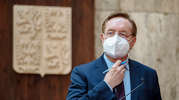 Petr Arenberger ministr zdravotnictví (9. dubna 2021)