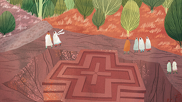 Z knihy Skrytá místa světa (Lalibela v Etiopii)