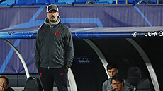 Jürgen Klopp, trenér Liverpoolu, sleduje utkání s Realem Madrid.