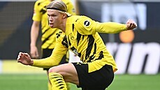 Erling Haaland, útoník Dortmundu