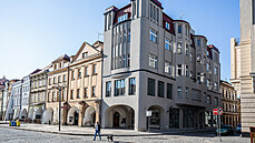Rekonstrukce palkova obchodního domu na Velkém námstí v Hradci Králové