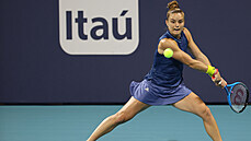 Maria Sakkariov v semifinle turnaje v Miami.