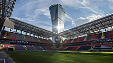 Aréna pro CSKA Moskva. Při její stavbě byl použit materiál TECHNONICOL CARBON...