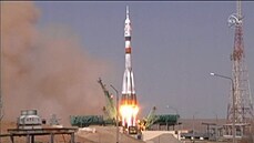 Start rakety Sojuz 2.1a k ISS v pátek  9. dubna 2021.