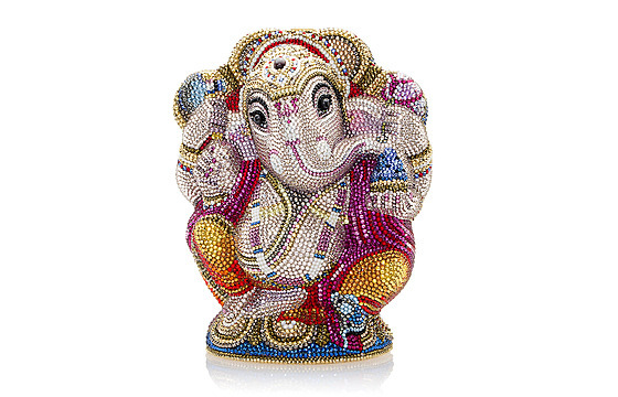 Kabelka od Judith Leiber s podobou indického boha Ganeshy