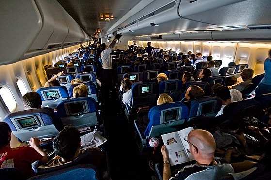 Ekonomická třída Boeingu 747 u British Airways
