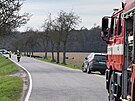 U obce Mcely dolo k tragick dopravn nehod. (11. dubna 2021)