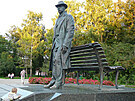 Gigantická socha hudebního skladatele Sergeje Rachmaninova, který se podle...