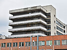 Budova interny v Krajské nemocnici Tomáe Bati ve Zlín (duben 2021)