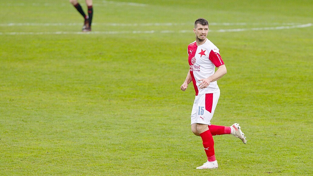 Ond�ej Kúdela ze Slavie v zápase proti Liberci