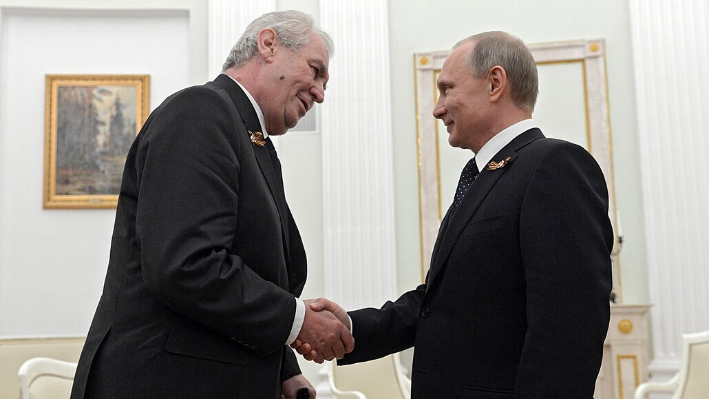 Prezident Miloš Zeman navštívil svůj ruský protějšek Vladimira Putina v Kremlu....