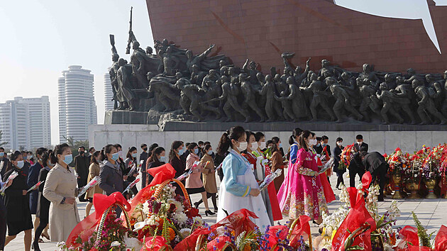 KLDR si pipomn 109. vro narozen zakladatele totalitnho sttu Kim Ir-sena. (15. dubna 2021)