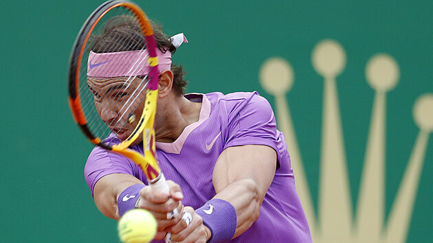 Rafael Nadal ve čtvrtfinále turnaje v Monte Carlu.