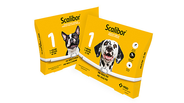 Scalibor je antiparazitrn obojek pro psy obsahujc innou ltku deltametrin. 