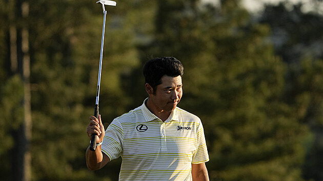 Japonský golfista Hideki Macujama.