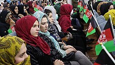 Afghánské ženy, mládež, aktivisté a vůdci se shromáždili na akci v Kábulu na... | na serveru Lidovky.cz | aktuální zprávy