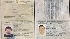 Pasy s falešnými jmény, se kterými se v Česku prokazovali v roce 2014 agenti...