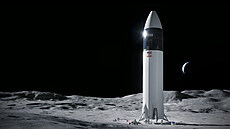Aktualizovaný koncept lunární Starship pro NASA