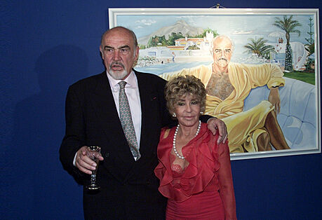 Sean a Micheline Connery
