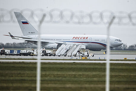 Odlet vládního speciálu Ruské federace Il-96
