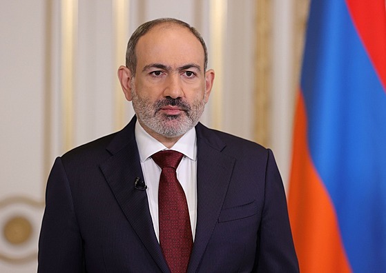 Arménský premiér Nikol Pašinjan dnes oznámil svou rezignaci. (25. dubna 2021)