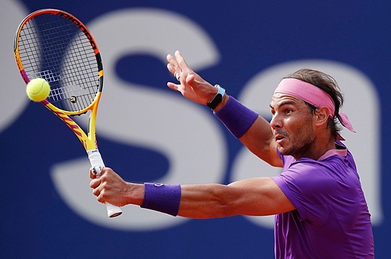 Rafael Nadal ve finále turnaje v Barceloně