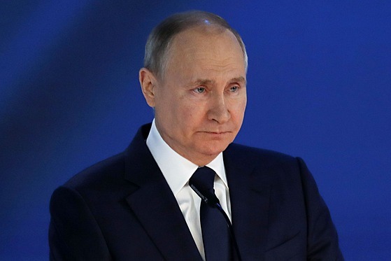 Ruský prezident Vladimir Putin (21. dubna 2021)