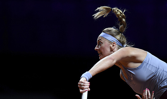Petra Kvitová na turnaji ve Stuttgartu.